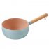 Soup  Pots Maifan Stone Hanging Non stick Frying Pan Household Kitchen Cookware Blue 18cm