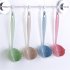 Soup  Spoon Wheat Straw Two in one Colorful Long Handles Kitchen Spoon Beige