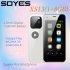 Soyes Xs13 Mini Android Cellphone 3D Glass Dual Sim card Tf card Slot 5mp Camera Small Mobile Phone Pink