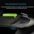 Sp09 Wireless Bluetooth compatible Hands Free Car Kit Speaker Phone Sun Visor Fm Music Player Navigation Caller Number Playing black