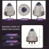 Space Capsule Star Projector Atmosphere Night Light Gypsophila Northern Lights Ornament Decoration Table Lamp Grey white