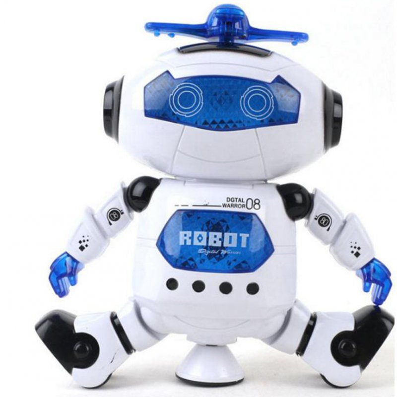 Space Dance Electric Robot with Light Music Toy for Kids