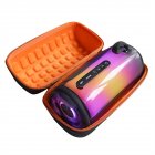 Speaker Storage Box Protective Carrying Case Compatible For Jbl Pulse 5 Wireless Bluetooth Audio black + orange