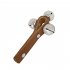 Special Instrument Early Education Toys Vibrator Rattle Leather Strape Children Toys Best Gifts Brown