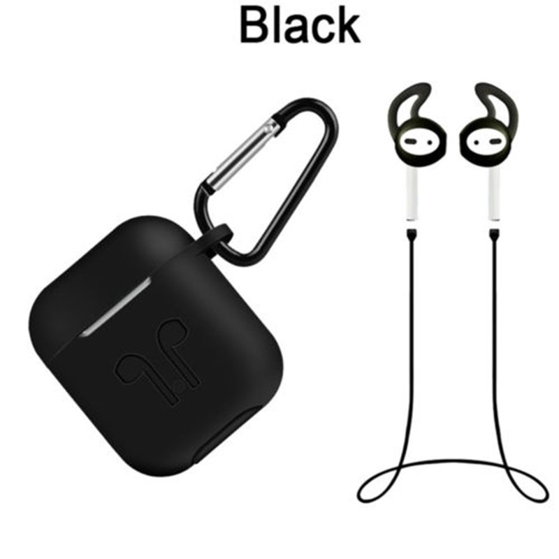 Cover Case Set for Apple AirPods -Black