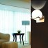 Spherical Glass Wall Lamp Study Bedroom Bedside Aisle Creative Wall Light Without light bulb 