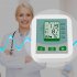 Sphygmomanometer Arm Blood Pressure Monitor Bp Heart Rate Measurement Detector White
