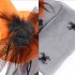 Spider  Headgear With Black Gauze Halloween Hat For Dogs Cats Pet Supplies Orange One size