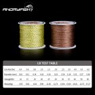 Spider-Line Series 100m PE Braided Fishing Line Camouflag 4 Strands 20- 220LB Multifilament Fishing Line brown
