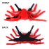 Spider Shape Clothes Pet Halloween Christmas Chest Back Strap Costume for Small Dogs Cats black M