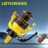 Spinning Fishing Reel Fishing Rod Accessories Baitcasting Metal Fishing Spool  HD2000 type yellow black