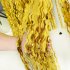 Spiral Tassel Table Skirt for Wedding Birthday Party Decoration Gold 275CMX high 75CM