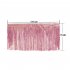 Spiral Tassel Table Skirt for Wedding Birthday Party Decoration Rose gold 275CMX high 75CM