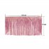 Spiral Tassel Table Skirt for Wedding Birthday Party Decoration Rose gold 275CMX high 75CM