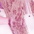 Spiral Tassel Table Skirt for Wedding Birthday Party Decoration Rose gold 275CMX high 75CM