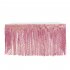 Spiral Tassel Table Skirt for Wedding Birthday Party Decoration Rose gold 275CMX high 75CM