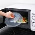 Splash proof cover For Microwave Oven Heat Resistant Food Hot Dishes Cover white