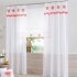 Splicing Embroidered Curtain High Density Terylene Yarn Drapes for Living Room Bedroom Balcony Gray drawstring 140cm wide X 225cm high
