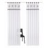 Splicing Embroidered Curtain High Density Terylene Yarn Drapes for Living Room Bedroom Balcony Gray suspenders 140cm wide X 225cm high