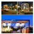 Split Led Solar Light With Remote Control Outdoor High Brightness Adjustable Waterproof Wall Lamp For Garden Street single remote control  warm 