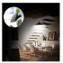 Split Led Solar Light With Remote Control Outdoor High Brightness Adjustable Waterproof Wall Lamp For Garden Street single remote control  warm 