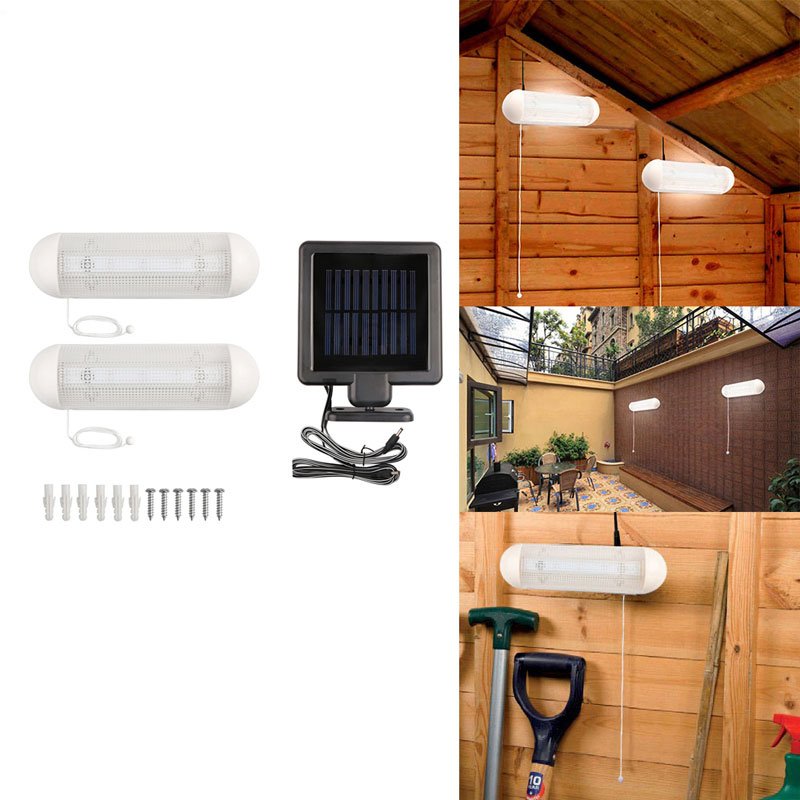 Split Type 5 LED Solar Light, Pack of 2 Solar Powered Night Lamp, Outdoor Garden Lights For Home Corridor Stairs
