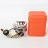Split Type Camping Gas Stove Backpack Stove with Hose Portable Folding Stove 15X15X9CM