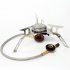 Split Type Camping Gas Stove Backpack Stove with Hose Portable Folding Stove 15X15X9CM