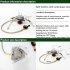 Split Type Camping Gas Stove Backpack Stove with Hose Portable Folding Stove 15X15X9CM