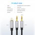Splitter Headphone Cable for Computer 3 5mm Female to 2 Male 3 5mm Mic Audio Connector Female to Dual Male 3 5 AUX Audio Adapter
