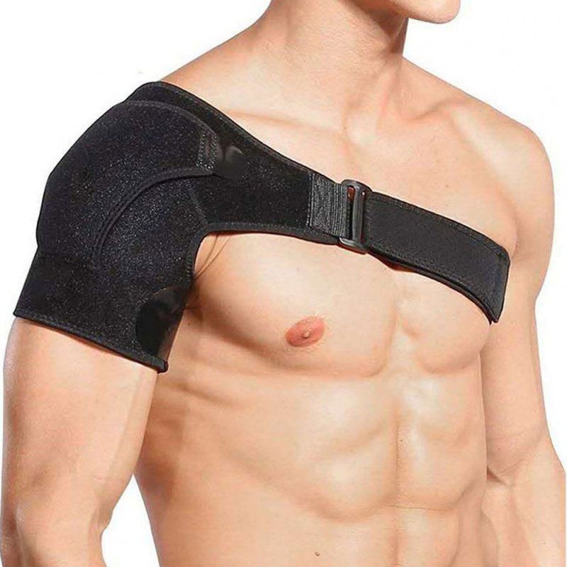 Sport Bandage Shoulder Proterction Adjustable Shoulder Belt Shoulder Protector black