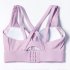 Sports Bra For Women Padded Support Criss Cross Strappy High Impact Quick drying Bras For Yoga Exercise Athletic pea green M  47 5 57 5kg 