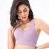 Sports Bra For Women Padded Support Criss Cross Strappy High Impact Quick drying Bras For Yoga Exercise Athletic black L  57 5 62 5kg 
