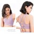 Sports Bra For Women Padded Support Criss Cross Strappy High Impact Quick drying Bras For Yoga Exercise Athletic black L  57 5 62 5kg 
