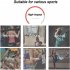 Sports Bra For Women Padded Support Criss Cross Strappy High Impact Quick drying Bras For Yoga Exercise Athletic black L  57 5 62 5kg 