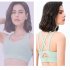 Sports Bra For Women Padded Support Criss Cross Strappy High Impact Quick drying Bras For Yoga Exercise Athletic black L  57 5 62 5kg 