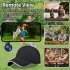 Sports Camera Baseball Cap Hands Free Sporting Action Camera Full HD 1080P Video Shooting Wearable M3 White