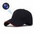Sports Camera Baseball Cap Hands Free Sporting Action Camera Full HD 1080P Video Shooting Wearable M3 White