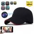 Sports Camera Baseball Cap Hands Free Sporting Action Camera Full HD 1080P Video Shooting Wearable M5 Red