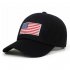Sports Camera Baseball Cap Hands Free Sporting Action Camera 1080P Smart Cap with Camera M8 Black Flag Hat