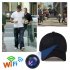 Sports Camera Baseball Cap Hands Free Sporting Action Camera 1080P Smart Cap with Camera M8 Black Flag Hat