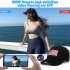 Sports Camera Baseball Cap Hands Free Sporting Action Camera 1080P Smart Cap with Camera M8 Black Flag Hat
