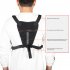 Sports Chest Bag With Built In Phone Holder Water Resistant Lightweight Front Running Vest Bag Rig Pouch Vest For Outdoor Workouts Cycling Hiking black 5 inch