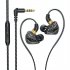 Sports Headphones 3 5mm In Ear Wire Control Earphone With Microphone Hifi Sound Music Headset For Running blue