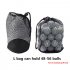 Sports Mesh Net Bag Black Nylon golf bags Golf Tennis 16 32 56 Ball Carrying Drawstring Pouch Storage bag Small size can hold 12 16 balls   price does not inclu