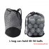 Sports Mesh Net Bag Black Nylon golf bags Golf Tennis 16 32 56 Ball Carrying Drawstring Pouch Storage bag Medium size can hold 24 32 balls   price does not incl