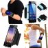 Sports Running Forearm Armband for iPhone 7 Universal Cell Phone Smartphones Arm Case for Exercise Black