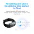 Sports Smart Bracelet Professional Recording Pen HD Noise Reduction Video Recorder Sports Mini Camera Smart Watch black