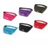 Sports Waist Bag Casual Outdoor Portable Lightweight Folding Multifunctional Running Mobile Phone Waist Bag rose Red 7 inch