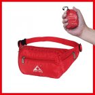 Sports Waist Bag Casual Outdoor Portable Lightweight Folding Multifunctional Running Mobile Phone Waist Bag red_7 inch